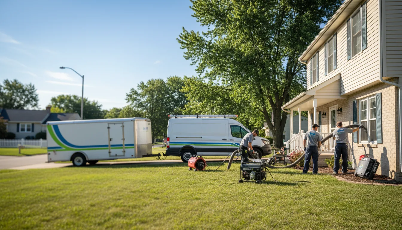 Basement Flood Damage Cleanup Service in Laona, WI